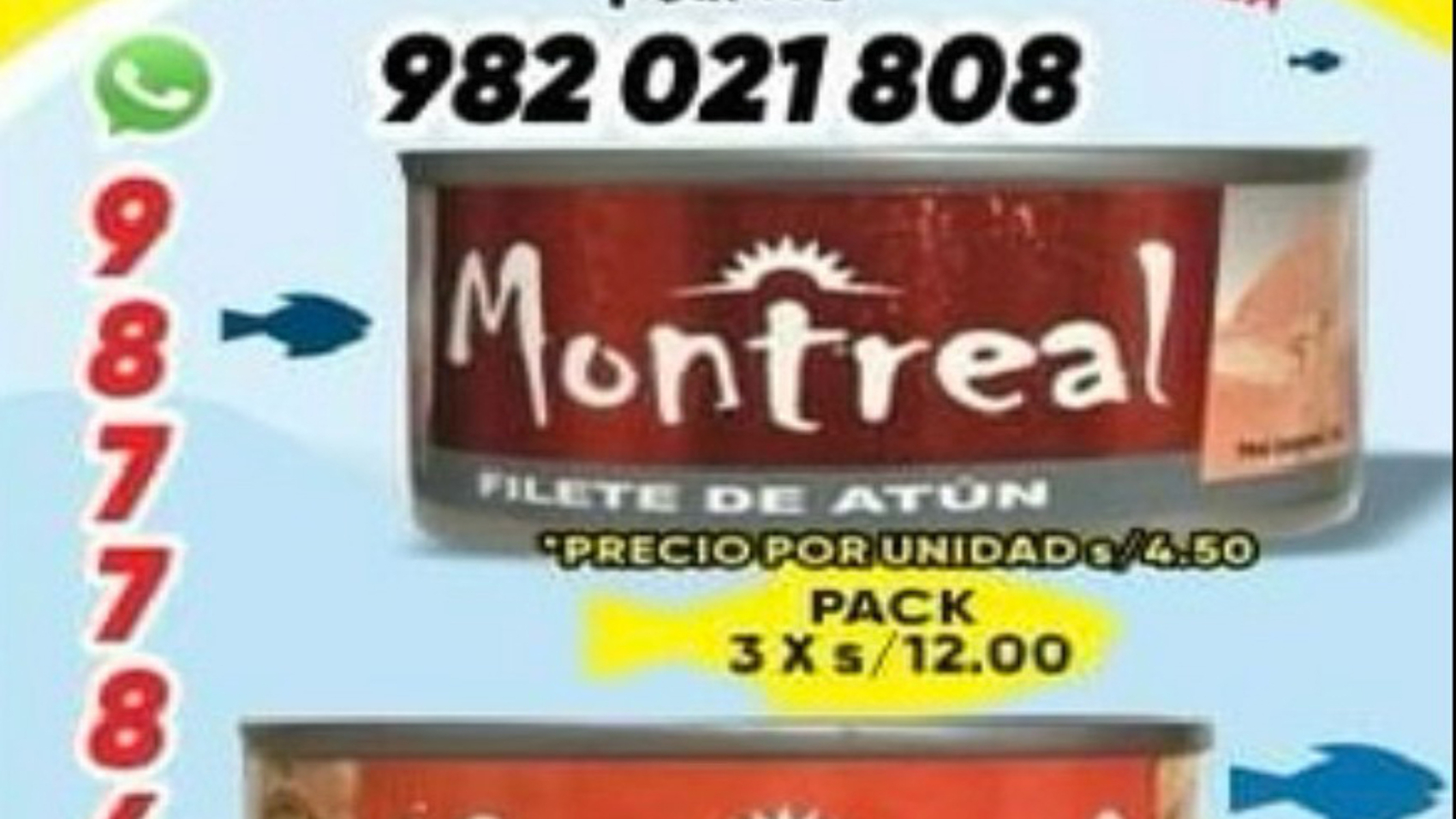 ALIMENTOS - FILETES DE ATUN MONTREAL