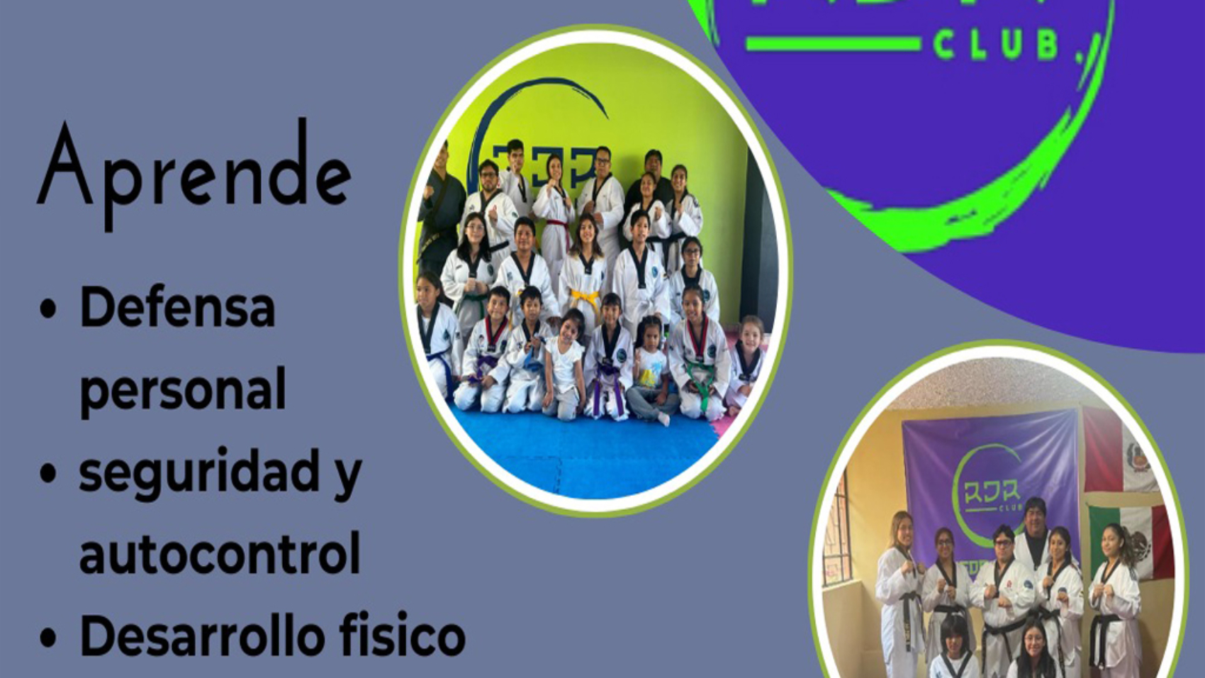 SERVICIOS - CLASES DE TAE KWON DO RDR CLUB